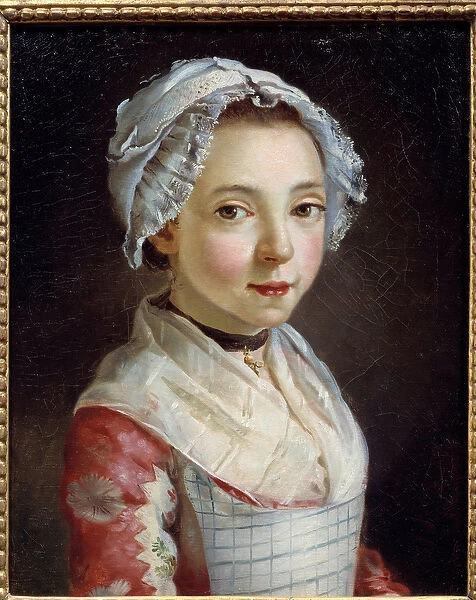 The young maid. Painting by Antoine Raspal (1738-1811), 18th century