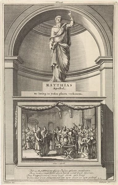 Apostle Mattias, Jan Luyken, Zacharias Chatelain (II), Francois Halma, 1698