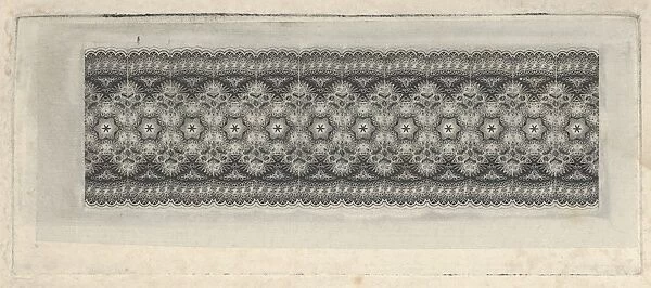 Banknote motif band lace lathe work ornament