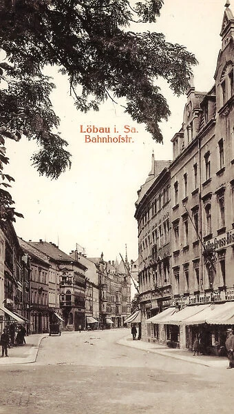 Buildings Lobau Shops Saxony 1912 Landkreis Gorlitz