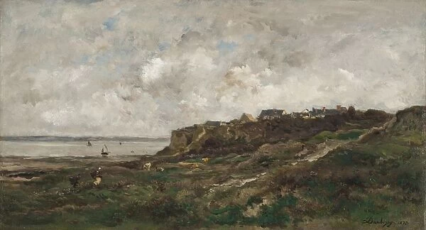 Charles-FranAzois Daubigny Low Tide Villerville