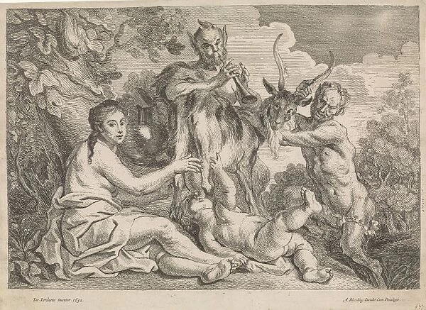child becomes Jupiter fed goat Amalthea satyr