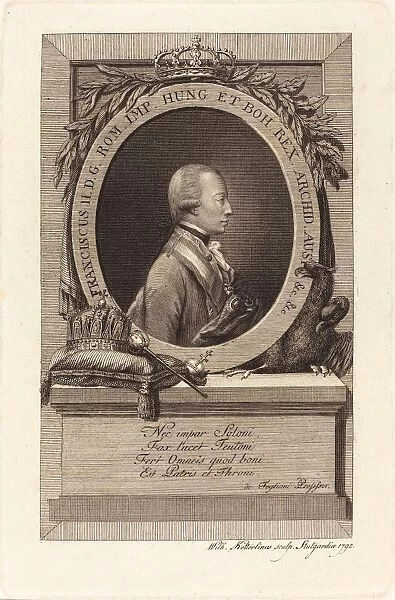Christian Wilhelm Ketterlinus (German, 1766 - 1803), Francis II, Holy Roman Emperor