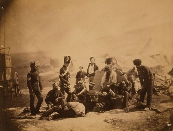Cooking house, 8th Hussars, Crimean War, 1853-1856, Roger Fenton historic war campaign