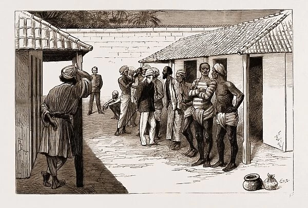 The Doctors Prison Parade, Ceylon, Sri Lanka, 1883