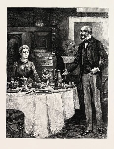 DRAWN BY ARTHUR HOPKINS You seem to be always wanting cheques, engraving 1884, life