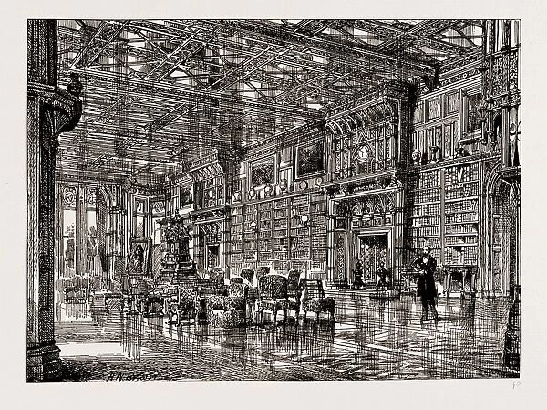 Eaton Hall: the Library, Uk, 1886