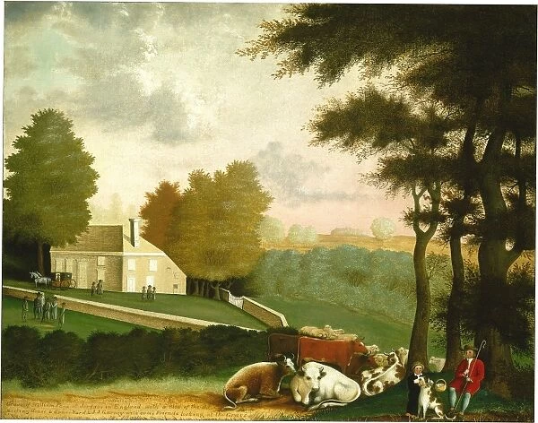 Edward Hicks, The Grave of William Penn, American, 1780 - 1849, c