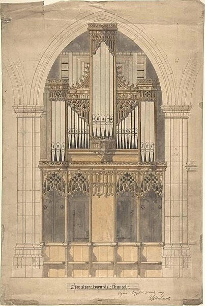 Elevation towards Chancel Organ Coggeshall Church