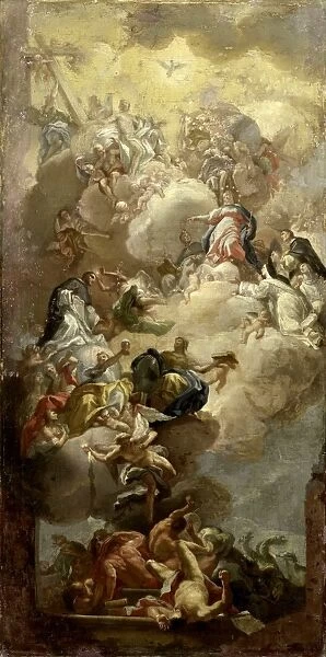 The Glorification of Saint Dominic, copy after Francesco Solimena, 1710 - 1785