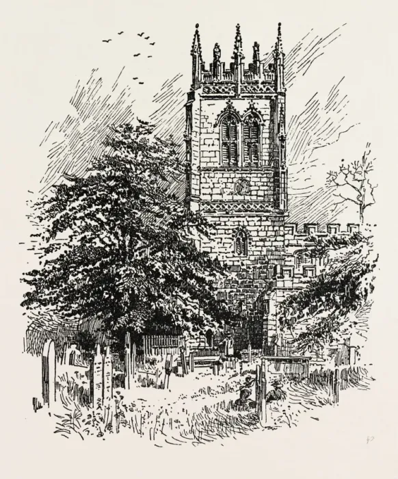Framed Print : Gresford Tower Print