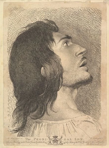 Head Profile Prodigal Son 1766 Engraving sheet