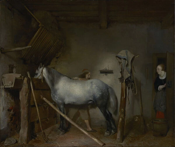 Horse Stable Gerard ter Borch Dutch 1617 1681