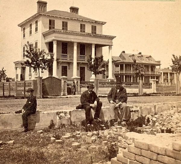 House where the Union officers were confined under fire, Broad St. Charleston, S
