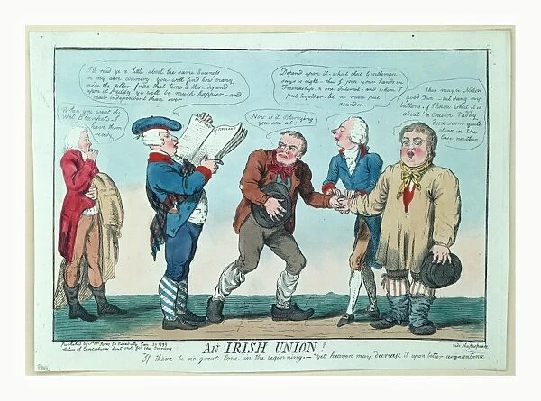 An Irish union, Cruikshank, Isaac, 1756?-1811?, artist, engraving 1799, William