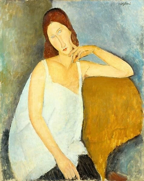 Jeanne Hbuterne, 18981920, 1919, Oil, canvas, 36 x 28 3  /  4, 91. 4 73 cm, Paintings