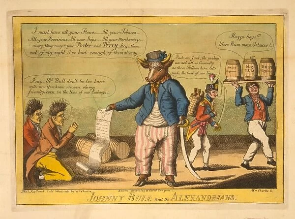 Johnny Bull and the Alexandrians  /  Wm Charles, Ssc. ; Charles, William, 1776-1820