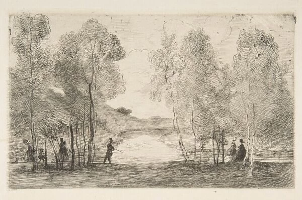 La Lac du Bois de Boulogne n. d Etching Prints