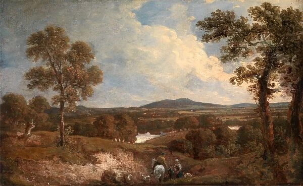 Landscape with Figures in the Foreground, George Howland Beaumont, 1753-1827, British