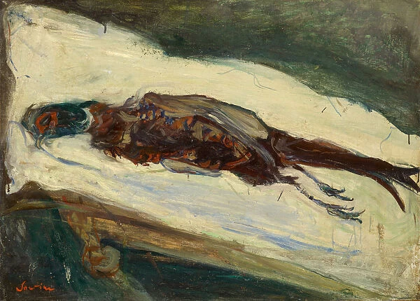 Le faisan mort 1926  /  27 oil canvas 52 x 72 cm