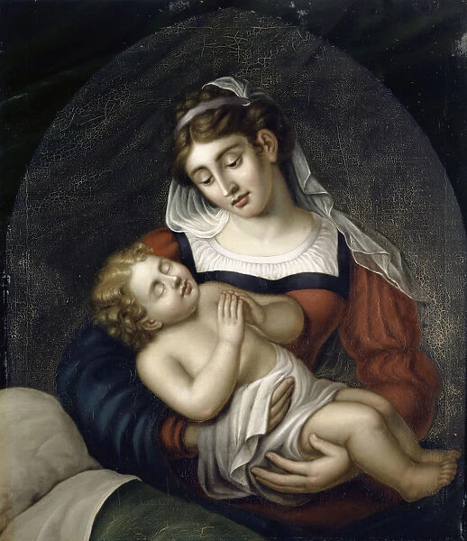 Madonna Child 1817 oil canvas 86 x 75 cm specified