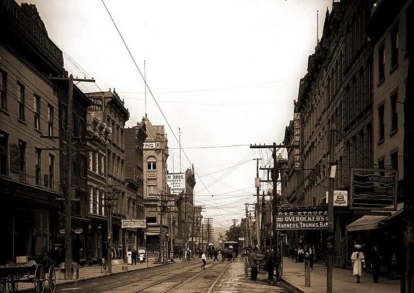 Main St, Poughkeepsie, N. Y, Streets, United States, New York (State), Poughkeepsie, 1906