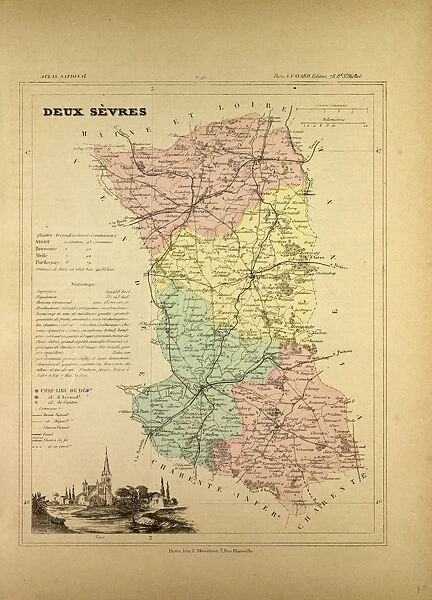 Map of Deux Sevres, France
