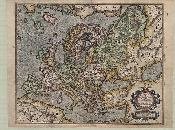 Map vropa ad magnA┼á EuropA┼á Gerardi Mercatoris P