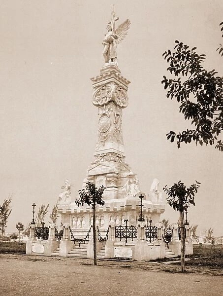 Monumento a los Bomberos, Habana, Jackson, William Henry, 1843-1942, Monuments