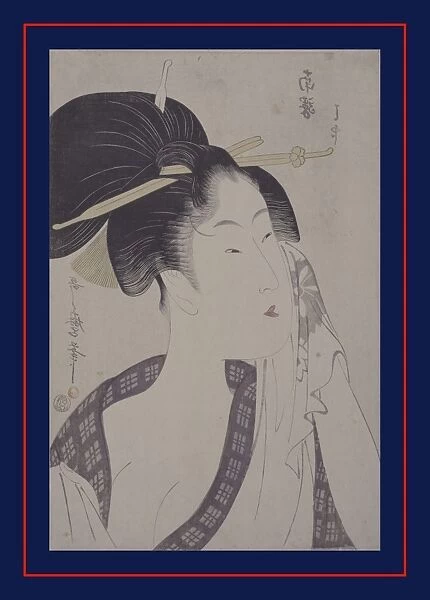 Nan eki ha-jirushi = [Ha... of the Southern Station], Kitagawa, Utamaro (1753?-1806)