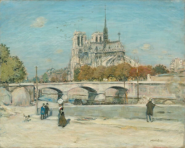 Notre Dame Quai de la Tournelle 1897 1902 Jean-Francois Raffaelli