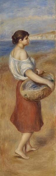 Pierre-Auguste Renoir Girl Basket Fish PAªcheuse de poissons