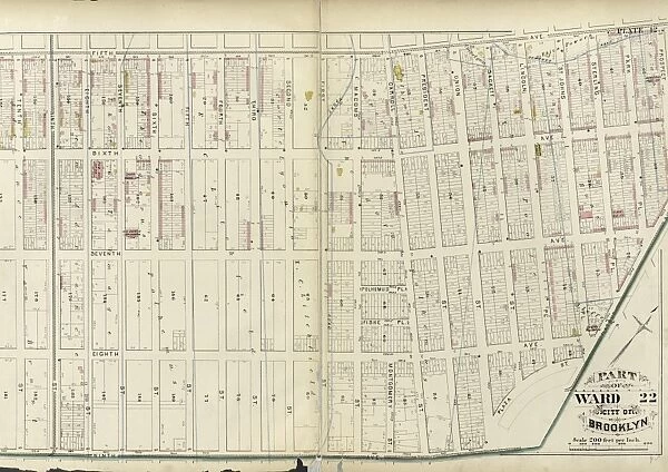 Plate 12: Part of Ward 22. City of Brooklyn