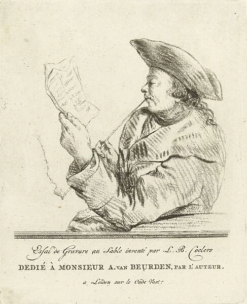 Portrait of the artist John Janson, Louis Bernard Coclers, unknown, c. 1769 - c. 1787