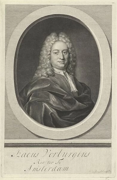 Portrait Isaac Verburg rector Latin schools Amsterdam