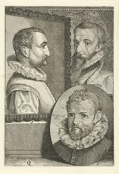 Portraits Cornelis Visscher II Christian van den Queborn