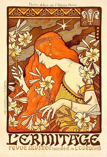Poster for la Revue l Ermitage. Berthon, Paul (1872-1909), Artist