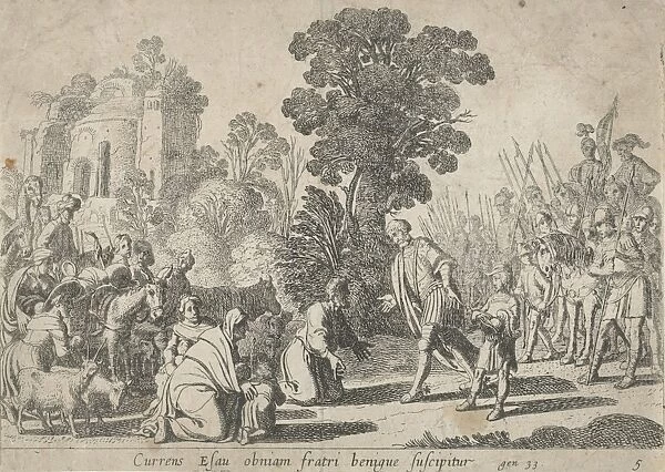 Reconciliation of Jacob and Esau, Claes Moeyaert, 1612-1655