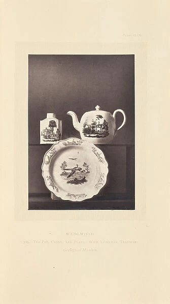 Tea pot caddy plate William Chaffers English