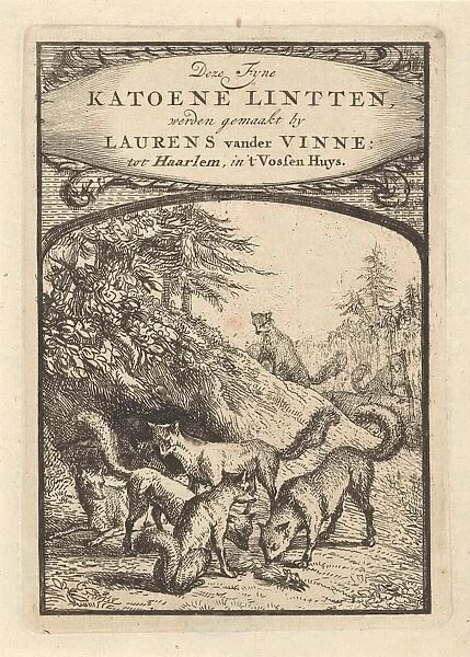 Trade Label Laurens van der Vinne, Laurens Vincentsz. van der Vinne, 1685 - 1729