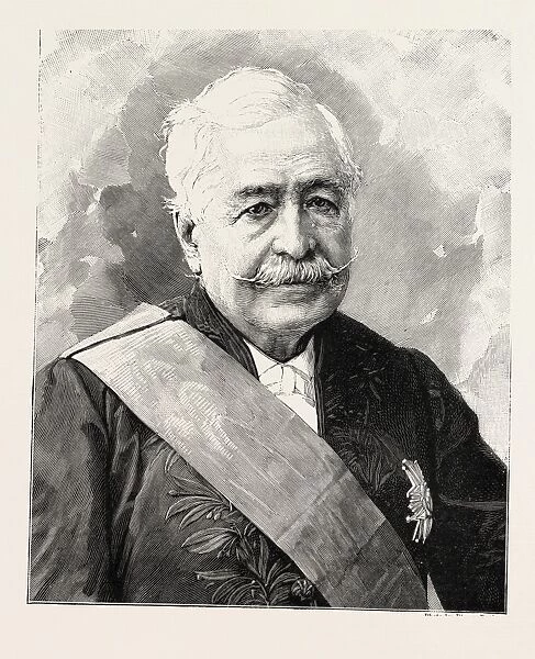 VICOMTE M. FERDINAND DE LESSEPS, the French developer of the Suez Canal, FRANCE