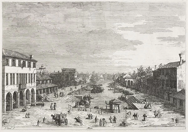 Views Mestre Town Province Venice 1735-1746 Antonio Canaletto