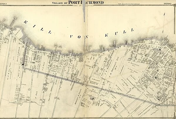 Village of Port Richmond. Staten Island, 1874