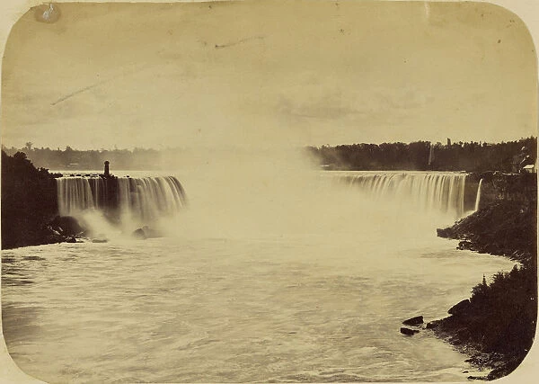 Waterfall 1870s Albumen silver print