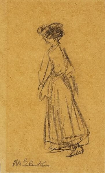 William James Glackens Woman Walking c. 1910