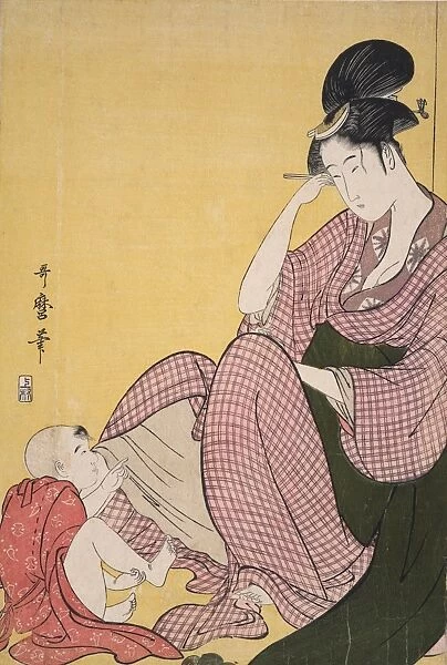 Yubi-sashi] = [Child pointing], Kitagawa, Utamaro (1753?-1806), (Artist), Date Created