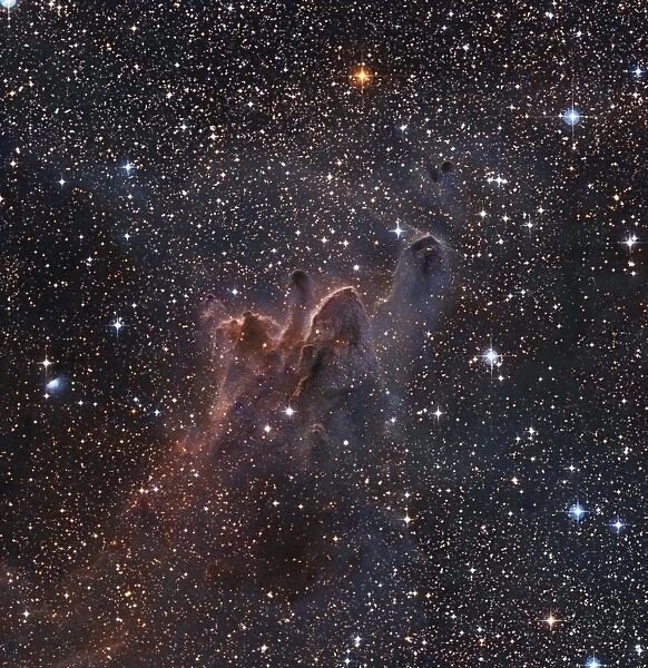 Cometary Globules CG 30  /  31  /  38 in the constellations Vela and Puppis
