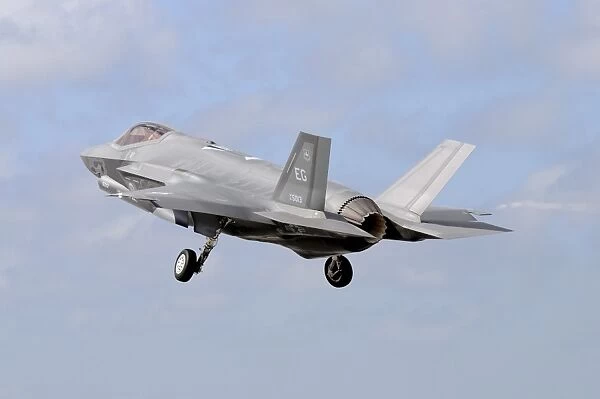 An F-35A taking off from Eglin Air Force Base, Florida