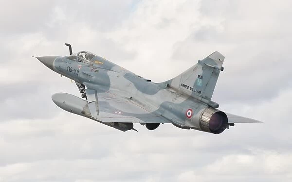 A French Air Force Mirage 2000C during TLP in Spain
