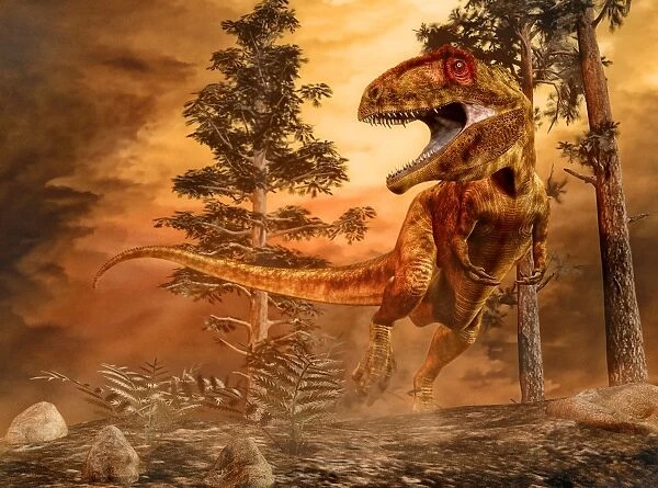 Giganotosaurus hunting